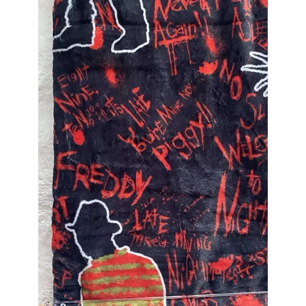 Nightmare on Elm Street Freddy Krueger Silk Touch Throw Blanket 50 X‎ 70” NEW